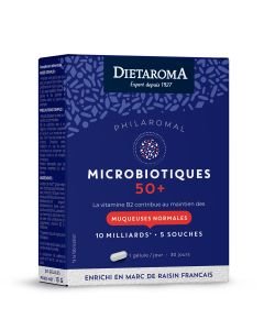 Philaromal microbiotiques 50+ - Probiotiques, 30 gélules